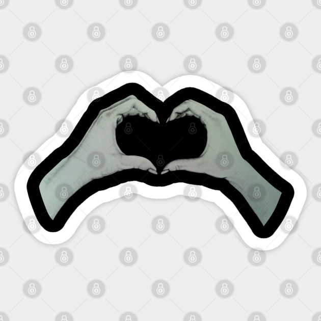 Love Hands Sticker by ChePanArt